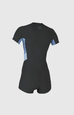 DamesBahia 2/1mm Front Zip Shortsleeve Spring Wetsuit| Zwart