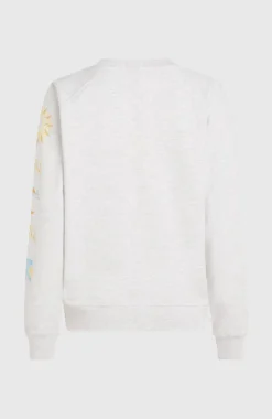 DamesBeach Vintage Crew sweater| Wit