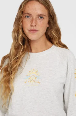 DamesBeach Vintage Crew sweater| Wit