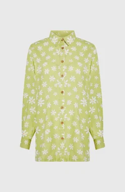 DamesBeach Vintage lange blouse| Groen