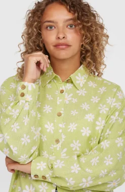 DamesBeach Vintage lange blouse| Groen