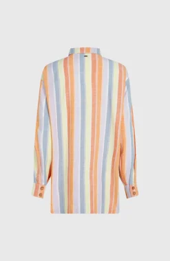 DamesBeach Vintage lange blouse| Geel