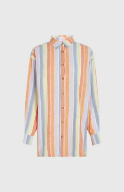 DamesBeach Vintage lange blouse| Geel