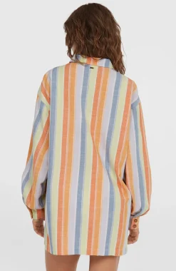 DamesBeach Vintage lange blouse| Geel