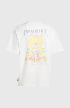 DamesBeach Vintage T-shirt| Wit