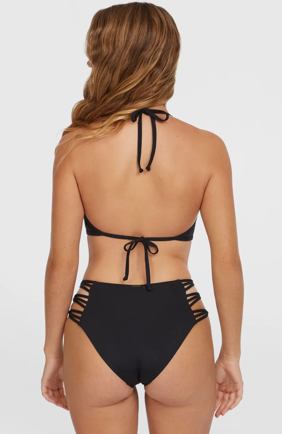 DamesBoulders bikinibroekje met zijbandjes| Zwart