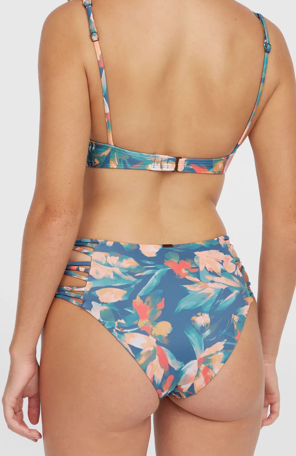 DamesBoulders bikinibroekje met zijbandjes| Blauw