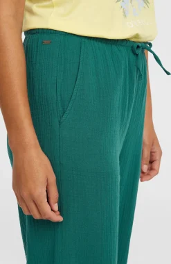 DamesBrenda Structured broek| Groen