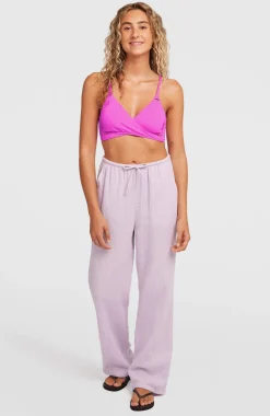 DamesBrenda Structured broek| Paars