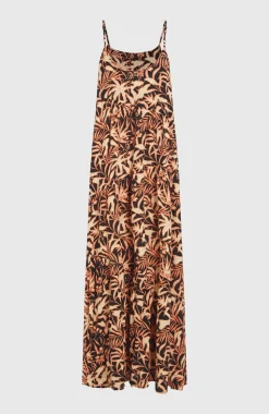 DamesDevyn maxi-jurk| Zwart