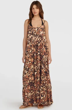 DamesDevyn maxi-jurk| Zwart