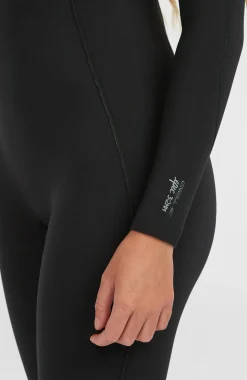 DamesEpic 3/2 Chest Zip Full Wetsuit| Zwart