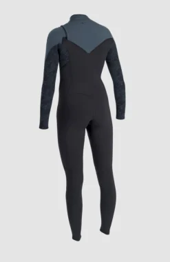 DamesEpic 3/2 Chest Zip Full Wetsuit| Zwart