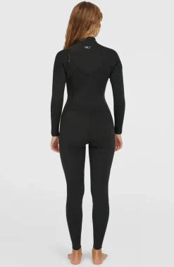 DamesEpic 3/2 Chest Zip Full Wetsuit| Zwart
