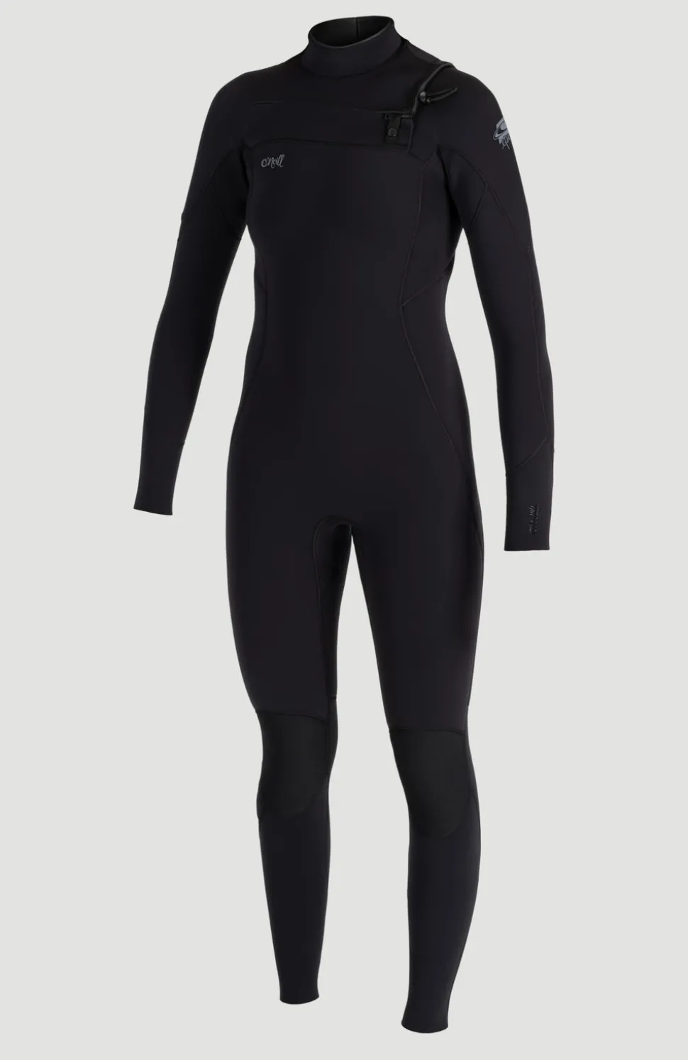 DamesEpic 4/3mm Chest Zip Full Wetsuit| Zwart