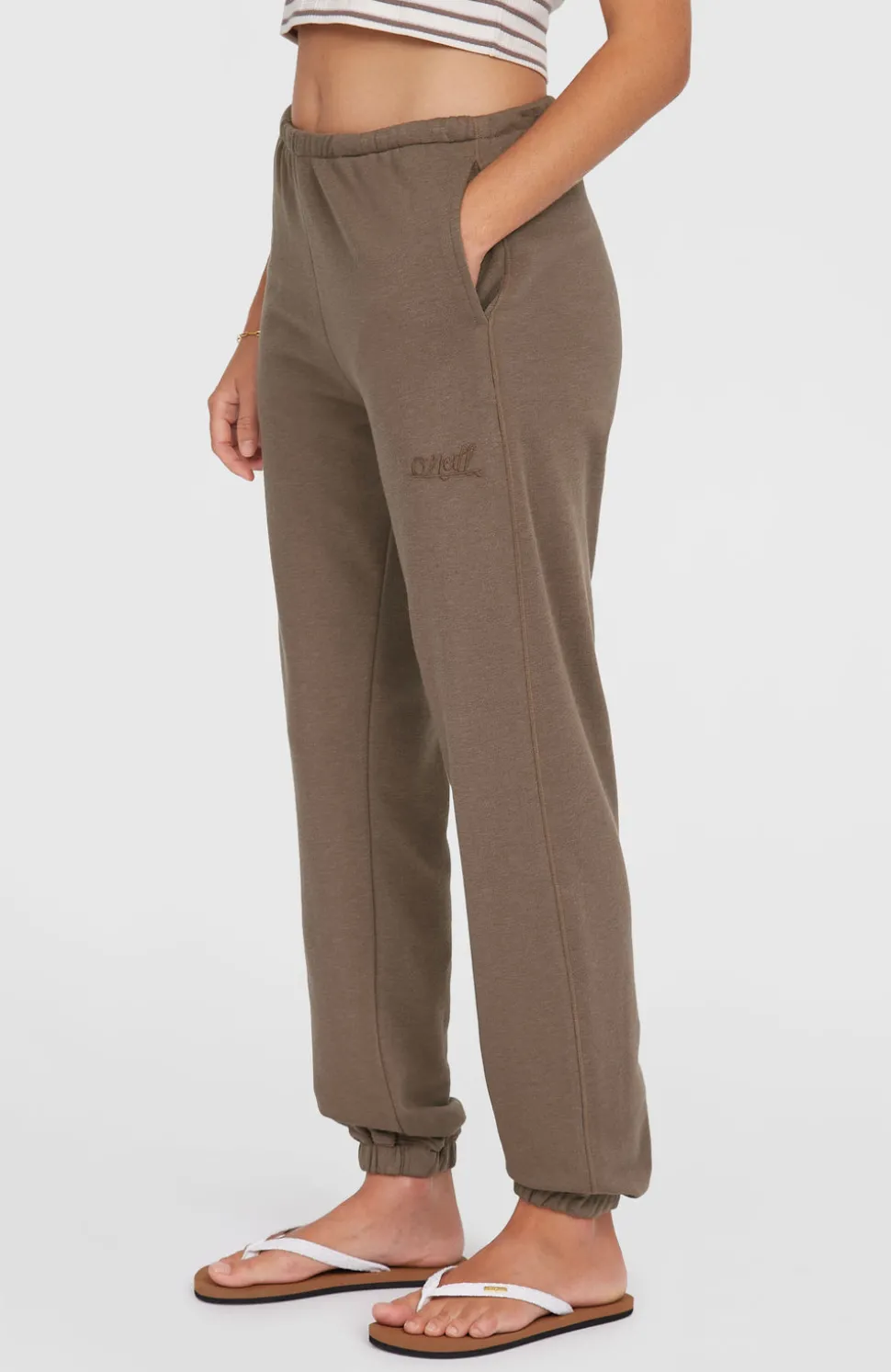 DamesEssentials O'Neill Script joggingbroek| Bruin