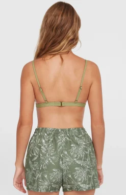 DamesEssentials Print 12'' zwembroek| Groen