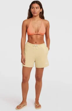 DamesEssentials Script sweatshort| Beige
