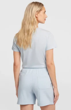 DamesEssentials Script sweatshort| Blauw