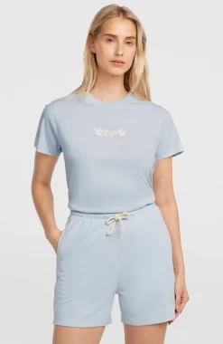 DamesEssentials Script sweatshort| Blauw