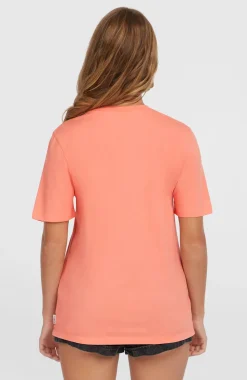 DamesEssentials Script T-shirt| Roze