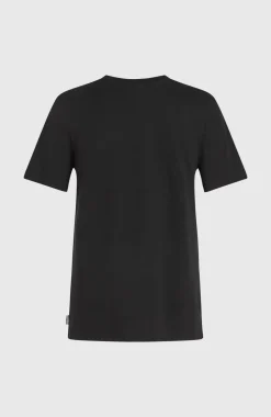 DamesEssentials Script T-shirt| Zwart