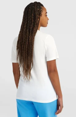 DamesEssentials Script T-shirt| Wit