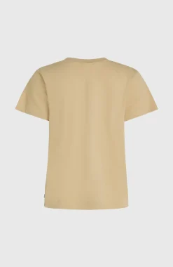 DamesEssentials Script T-shirt| Beige