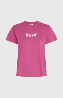 DamesEssentials Script T-shirt| Paars