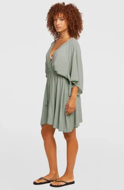 DamesEssentials Tokeena strandjurk| Groen