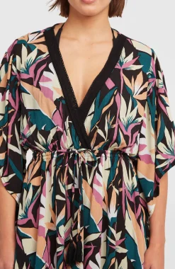 DamesEssentials Tokeena strandjurk| Zwart