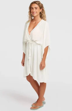 DamesEssentials Tokeena strandjurk| Wit