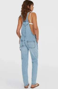 DamesEssentials tuinbroek van keperstof| Blauw