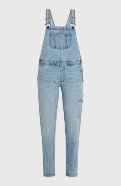 DamesEssentials tuinbroek van keperstof| Blauw