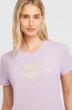 DamesFront Print T-shirt| Paars