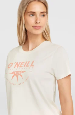 DamesFront Print T-shirt| Wit