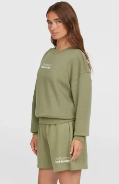 DamesFuture Surf Crew sweater| Groen