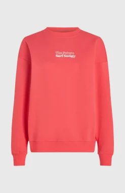 DamesFuture Surf Crew sweater| Roze