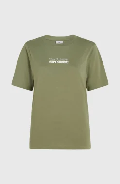 DamesFuture Surf Society T-shirt| Groen
