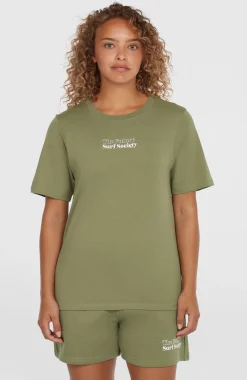DamesFuture Surf Society T-shirt| Groen