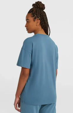 DamesFuture Surf Society T-shirt| Blauw