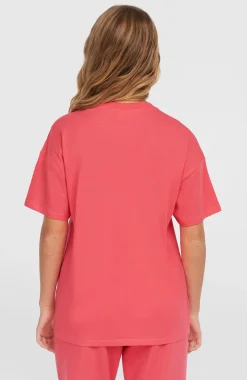 DamesFuture Surf Society T-shirt| Roze