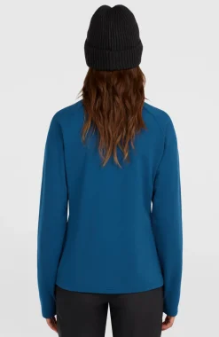 DamesFWC'Cruz fleecetrui met halve rits| Blauw