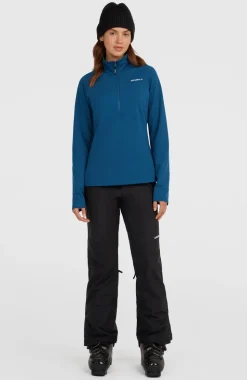 DamesFWC'Cruz fleecetrui met halve rits| Blauw