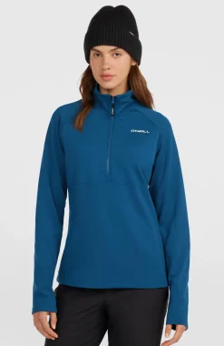 DamesFWC'Cruz fleecetrui met halve rits| Blauw
