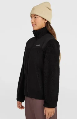DamesFWC'Cruz Fuzzy fleecevest met volledige rits| Zwart
