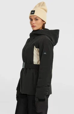 DamesFWC'Cruz Hybrid Belted wintersportjas| Zwart Mix