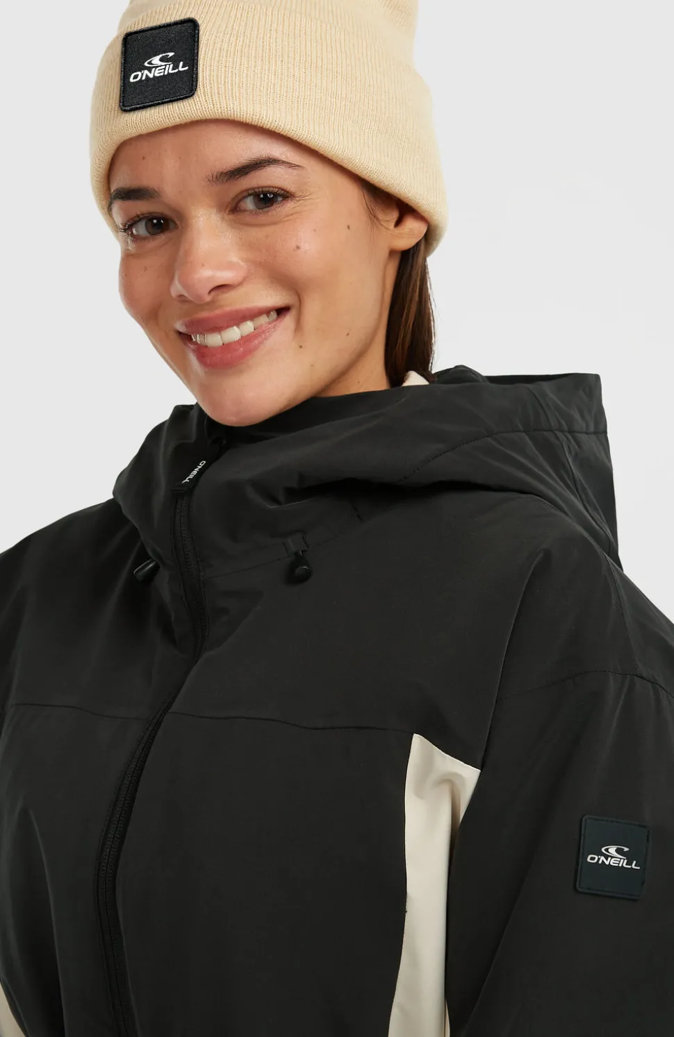DamesFWC'Cruz Hybrid Belted wintersportjas| Zwart Mix