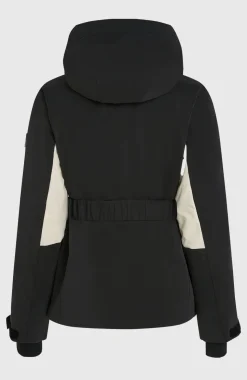 DamesFWC'Cruz Hybrid Belted wintersportjas| Zwart Mix