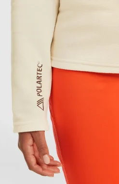 DamesFWC'Cruz Jack's Polartec® fleecetrui met halve rits| Beige